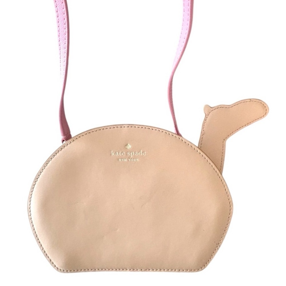 kate spade Tan Pink Red Multicolor Camel Crossbody Bag - Picture 4 of 6